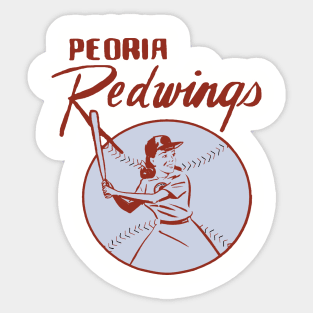 Peoria Redwings (red variant) Sticker